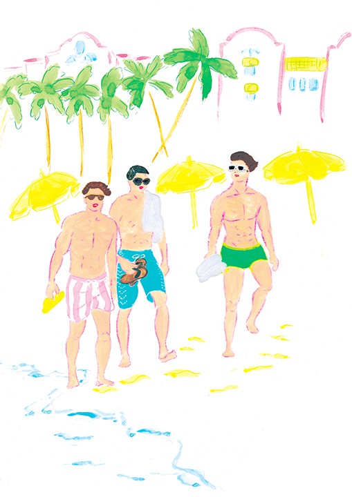 Boys in Waikiki, Hawaii