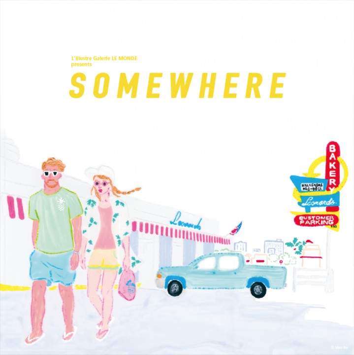 グループ展『SOMEWHERE』　DM