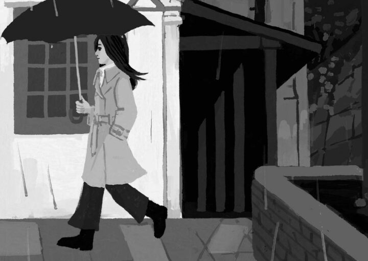 グラバー邸への裏道