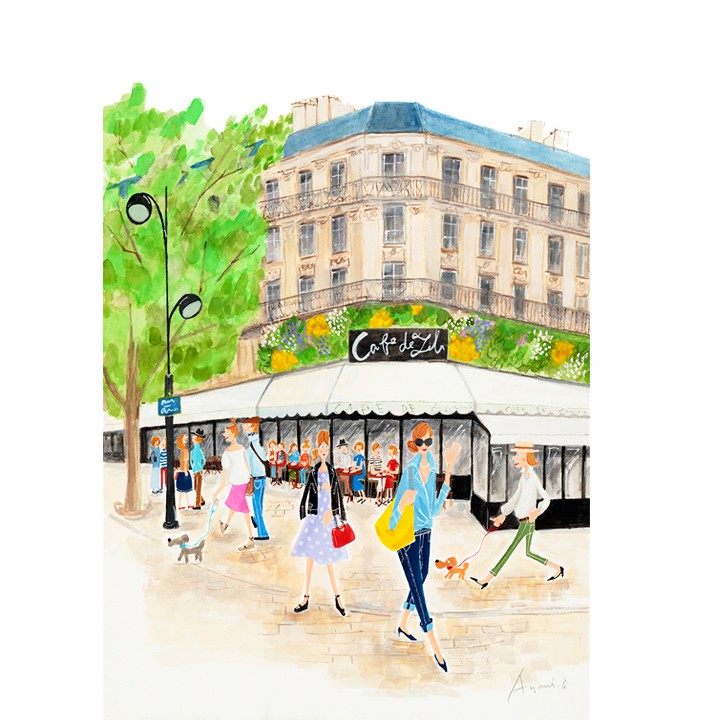 Paris・ cafe 散歩