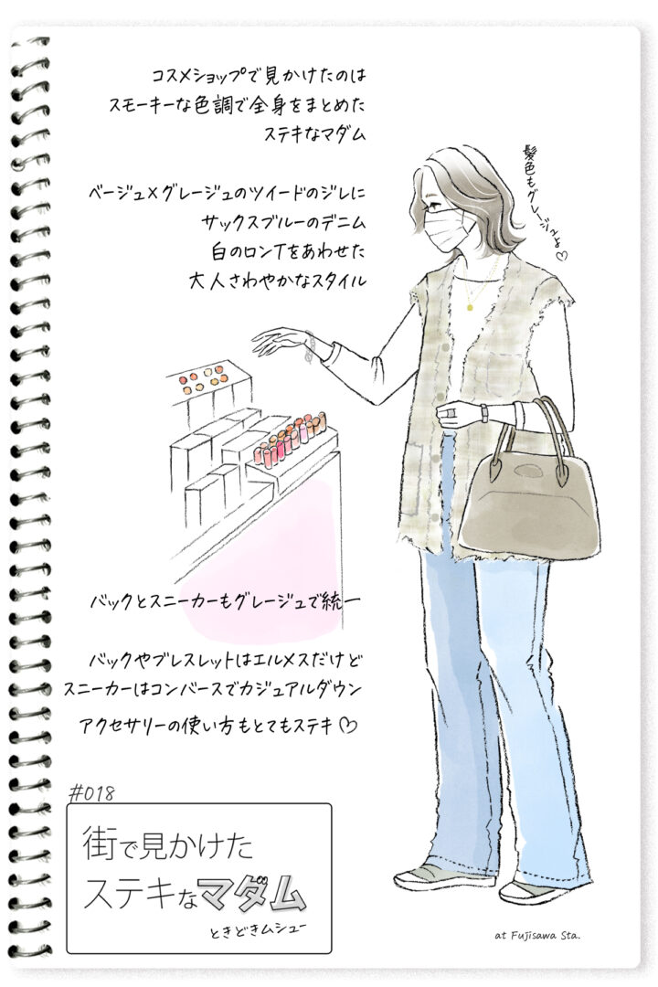 ［街で見かけたステキなマダム］オリジナル