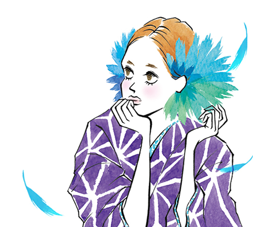 オリジナル／kimono girl3