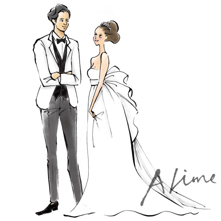wedding dress_Aline dress
