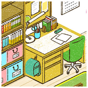 児童書イラスト『アクティブ！家庭科』偕成社