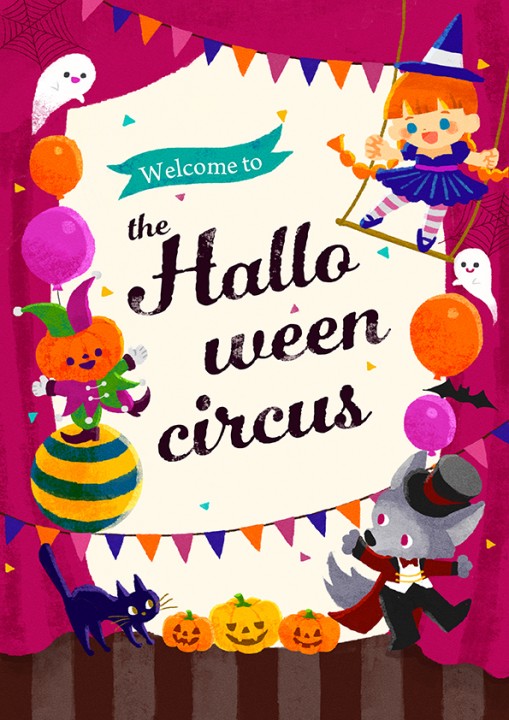 Halloween circus