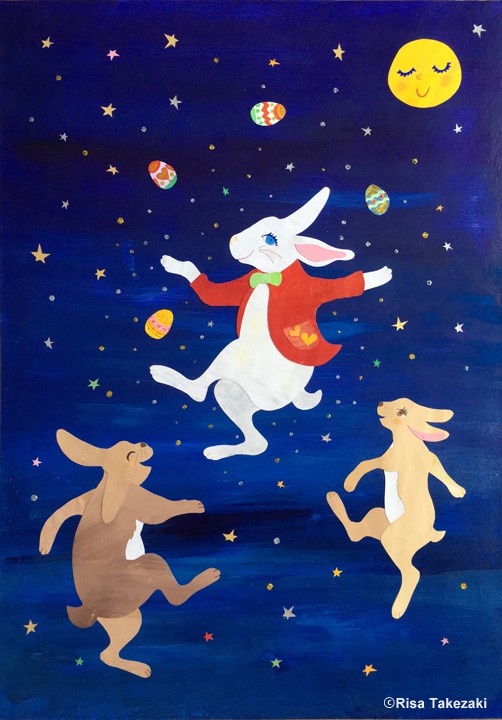 Rabbits and the Moon