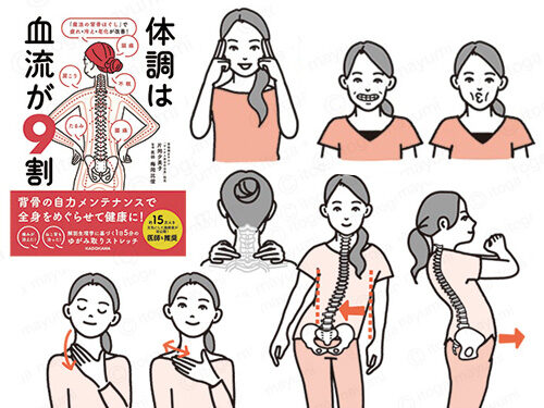 書籍「体調は血流が9割」イラスト制作