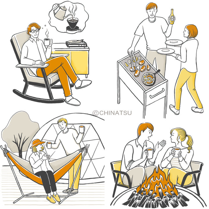 web記事コンテンツのためのイラスト