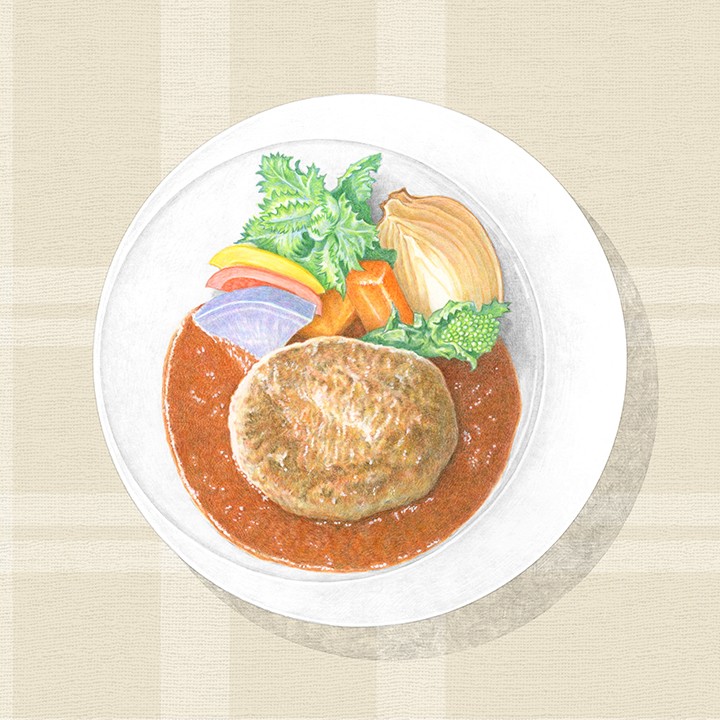 ハンバーグカレー