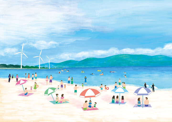 【お仕事】エネルギー会社 7月カレンダー