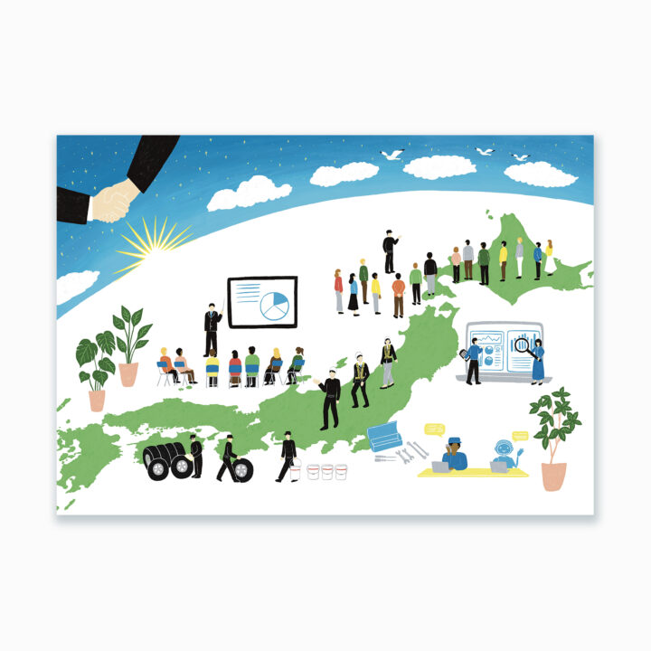 【お仕事】巨大アート壁画の原画制作