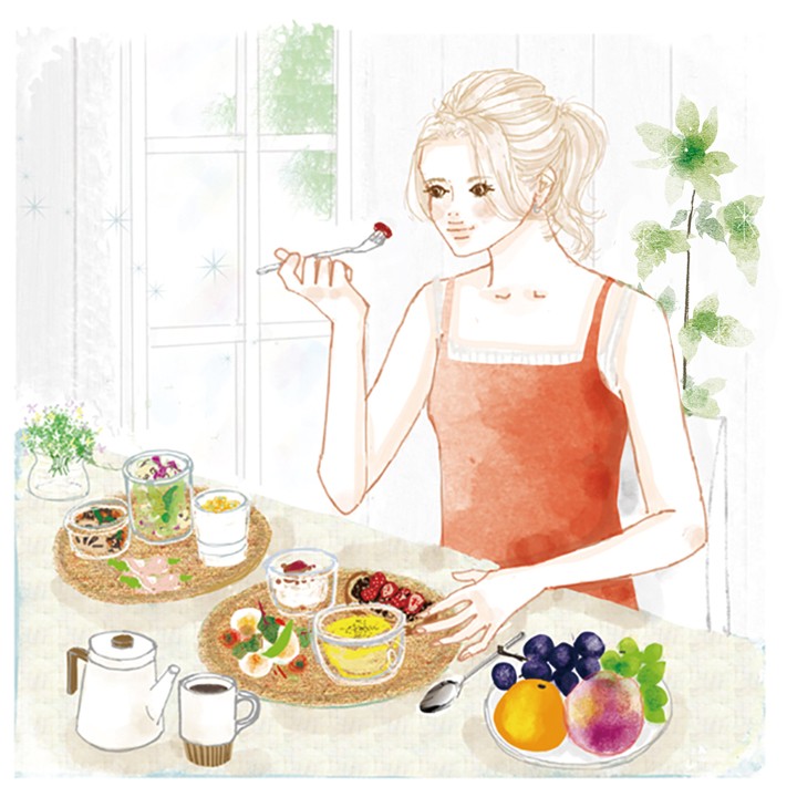 (株)ナチュラルスリム合同会社様 Natural SLiM webサイト用イラスト