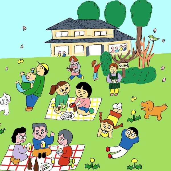 イベントポスターのためのイラストレーション