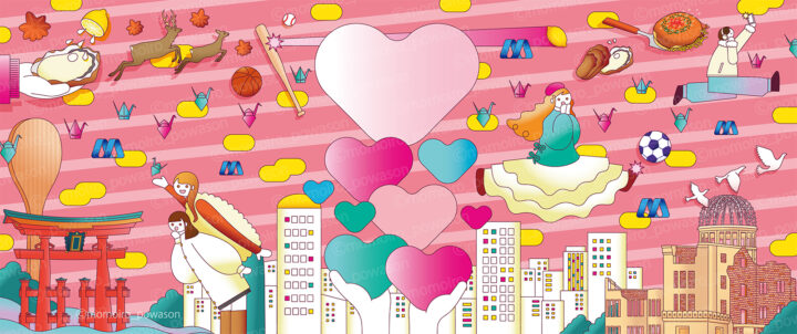 TGC 広島 2025　株式会社マリモホールディングス様ブースの背景パネルを担当しました