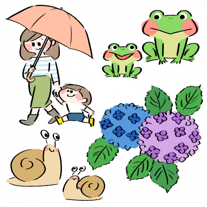 【家族】【季節】梅雨