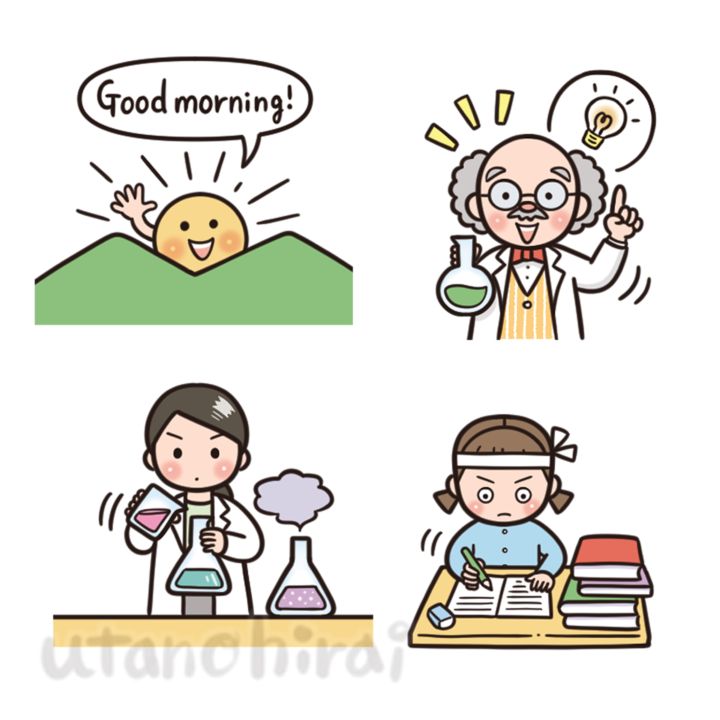 英単語教材のイラスト