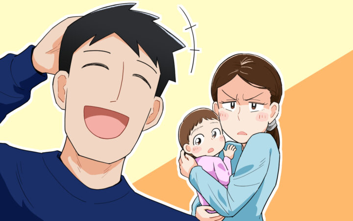 漫画「マイペース夫にイライラします」作画制作