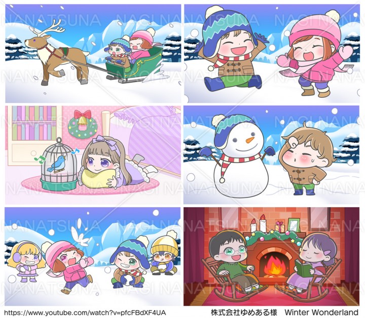 【お仕事】クリスマスソング「Winter Wonderland」（株式会社ゆめある様）