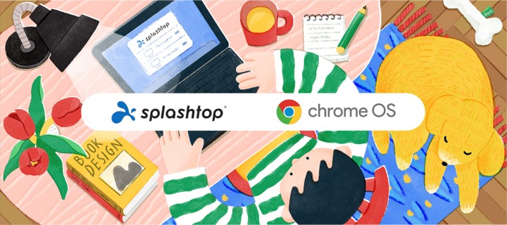 ［お仕事紹介］ Splashtop × Google Chromebook サイトキービジュアル