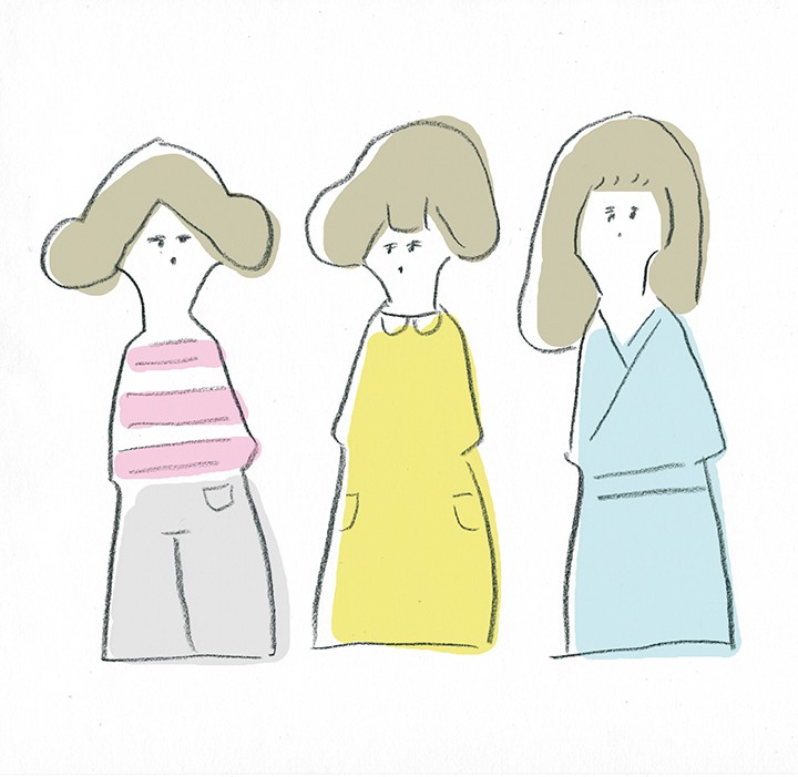 おんなのこ3人