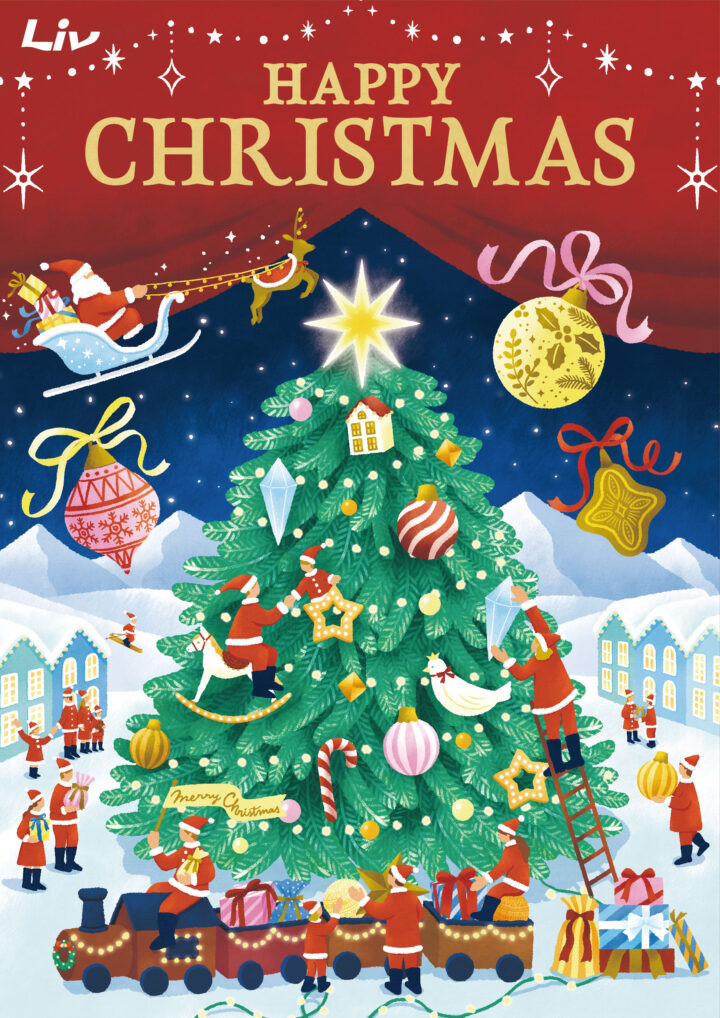 兵庫県神戸市 商業施設「Liv」クリスマスビジュアル2025