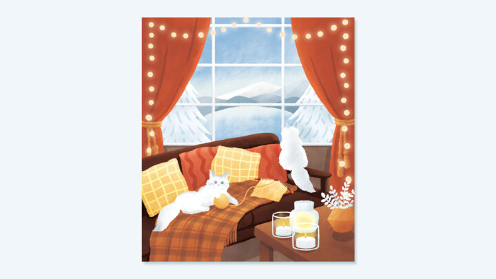 季報「住宅金融」2025年冬号 表紙イラスト