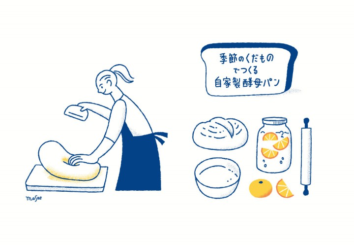 「自家製酵母でパンづくり」- personal work 