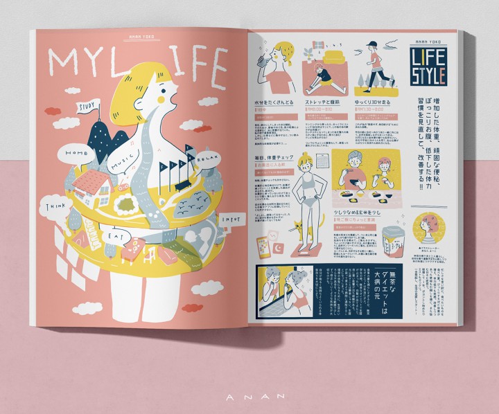 雑誌風モックアップ