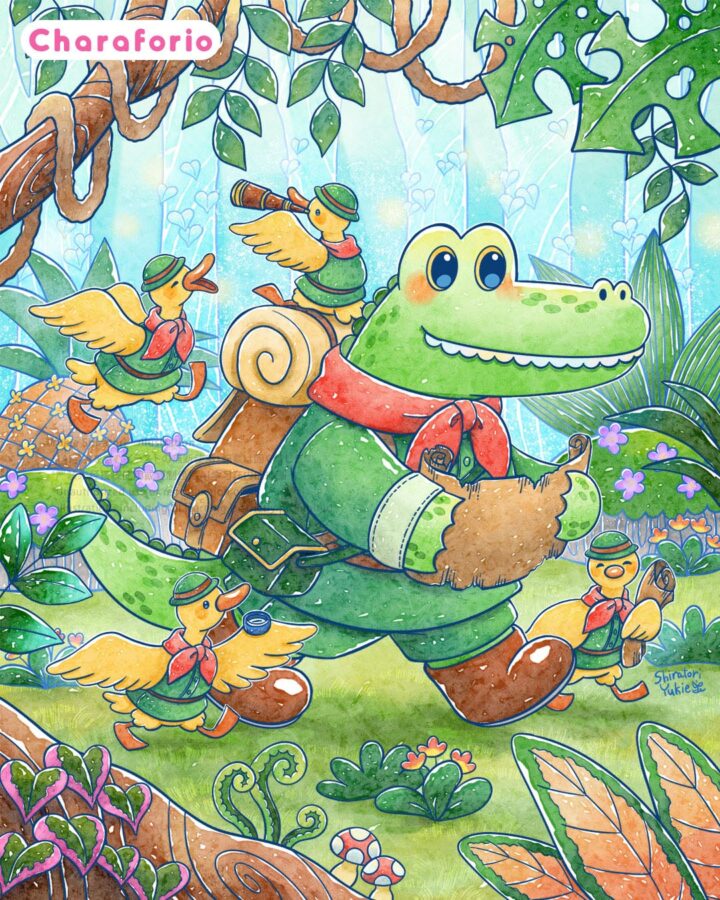 創作プラットホーム Charaforio プロモーションイラスト