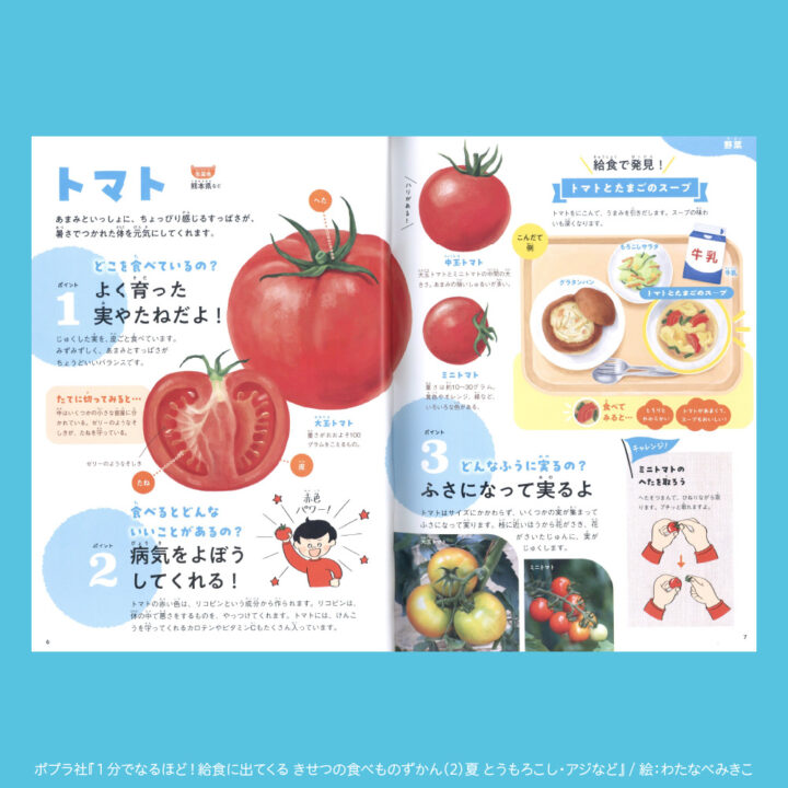 季節の食べもの図鑑　トマト