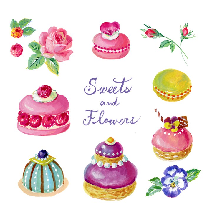 sweets and flowers
