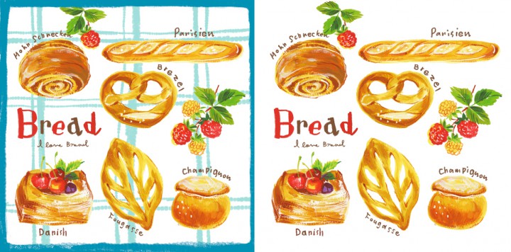 abc book B　パン