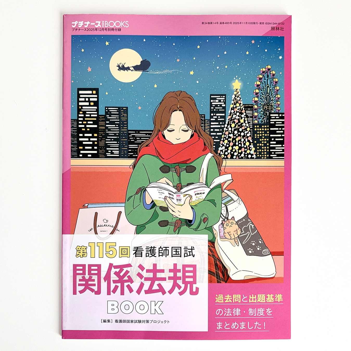月刊誌『プチナース』2025年12月号付録「関係法規BOOK」イラスト（照林社）