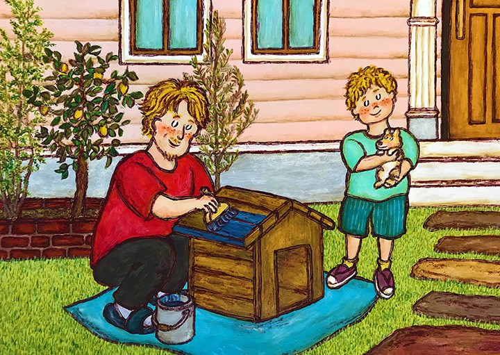 犬小屋作り