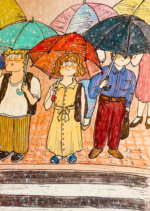 雨の日