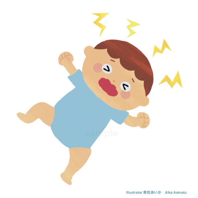 不機嫌な赤ちゃん
