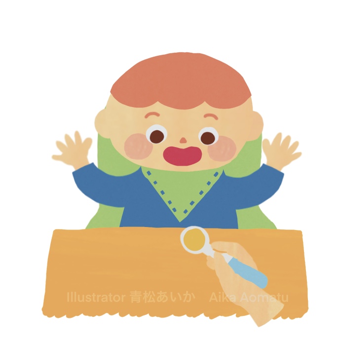 幼児　食事　イラスト