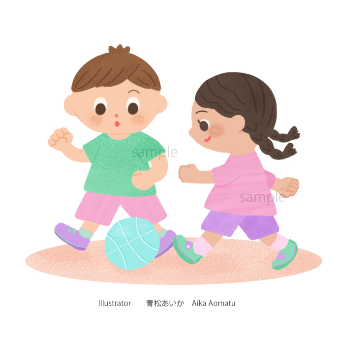 子ども向けカットイラスト