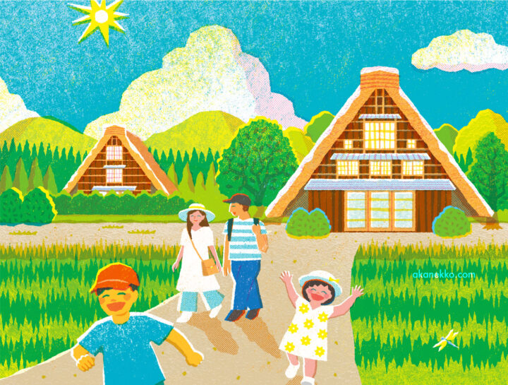 夏の白川郷