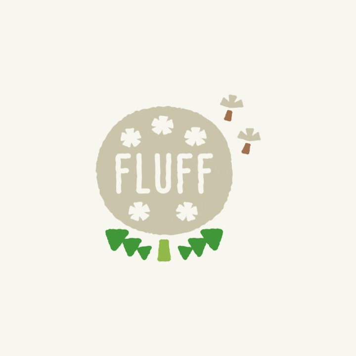 ショップロゴ（FLUFF）