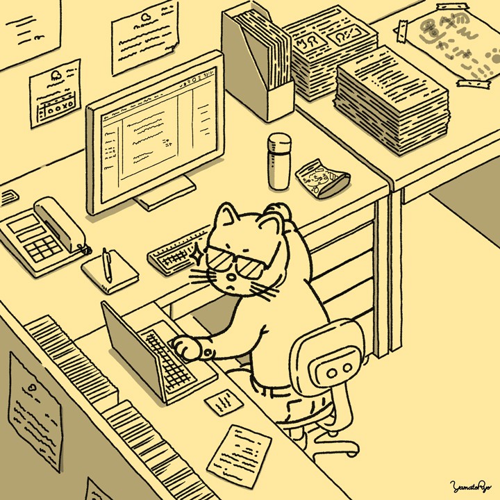 はたらくネコ社員