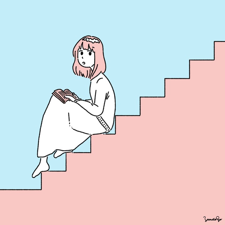 本を読んでた