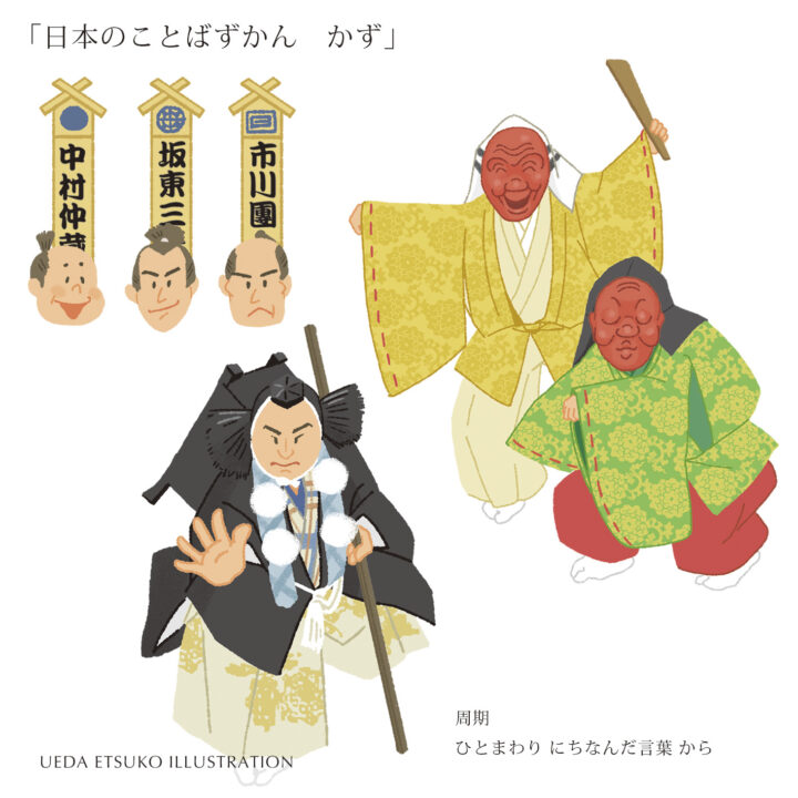 日本のことばずかん」かず いろ そら はな - イラストレーターズ通信