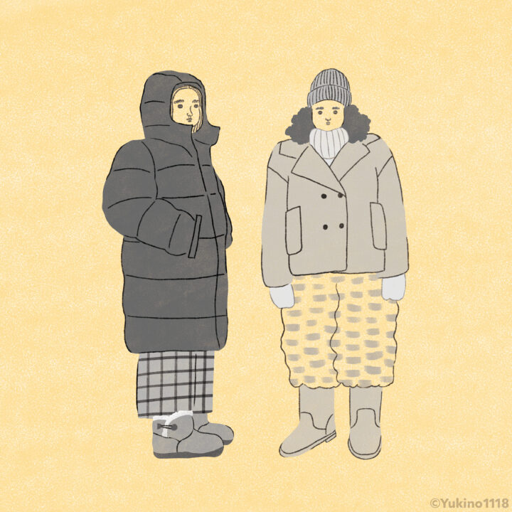 【オリジナル】冬の女性たち