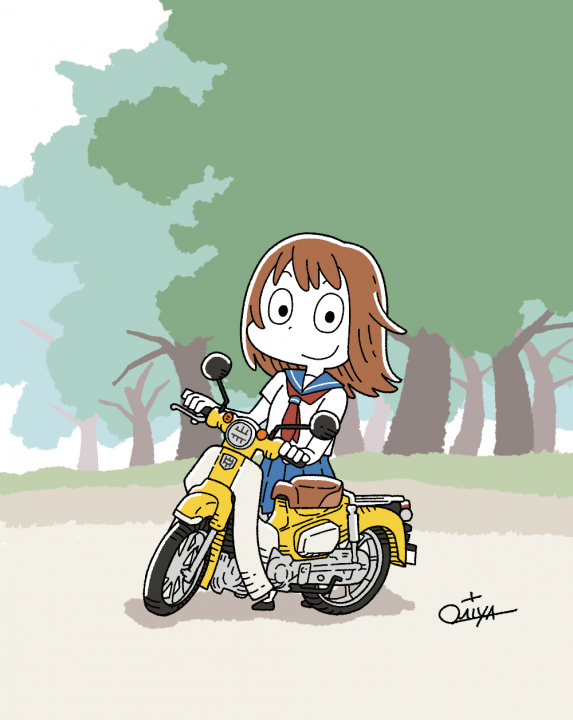 スーパーカブと女子高生