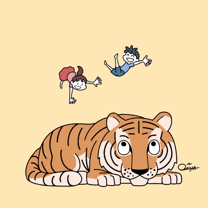 「トラ」ンポリン