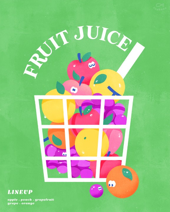 FRUIT JUICE basket