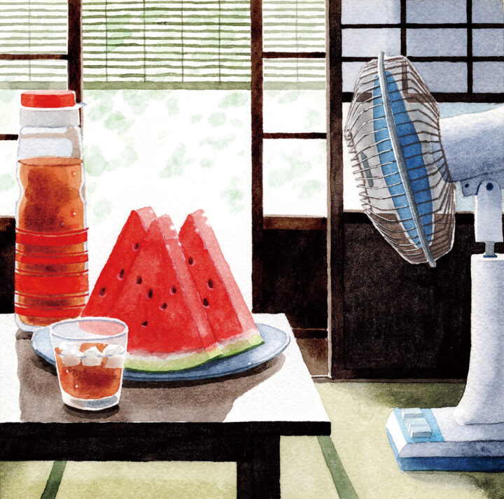 月刊誌PHP　挿絵イラストレーション