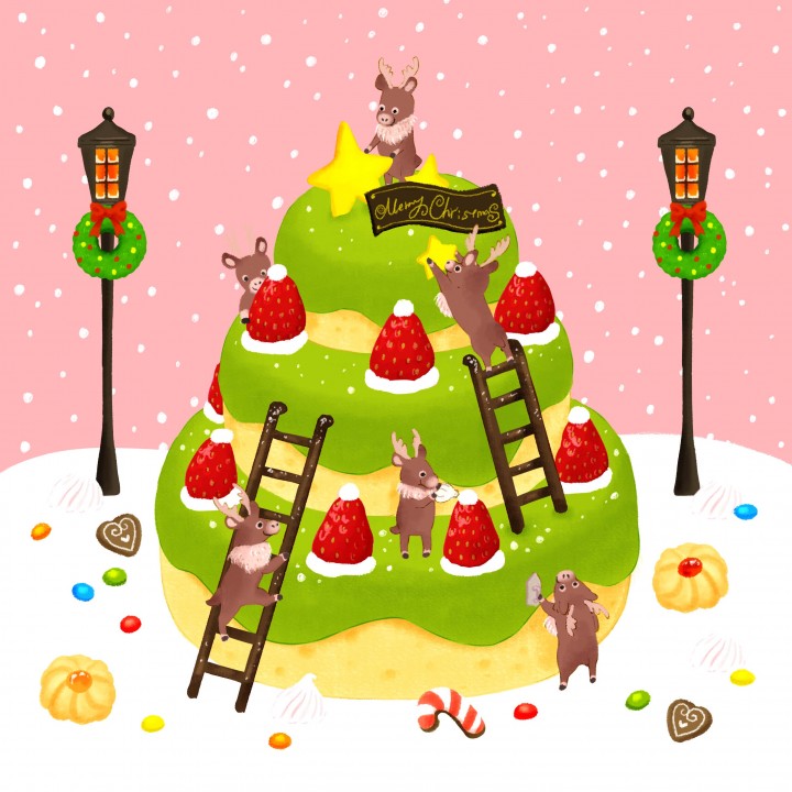 サンタさんのためのクリスマスケーキ