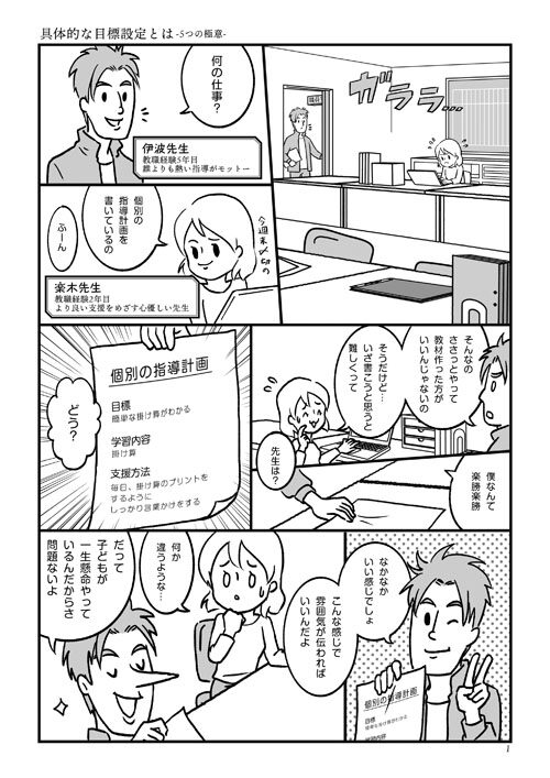 個別の指導計画マンガ